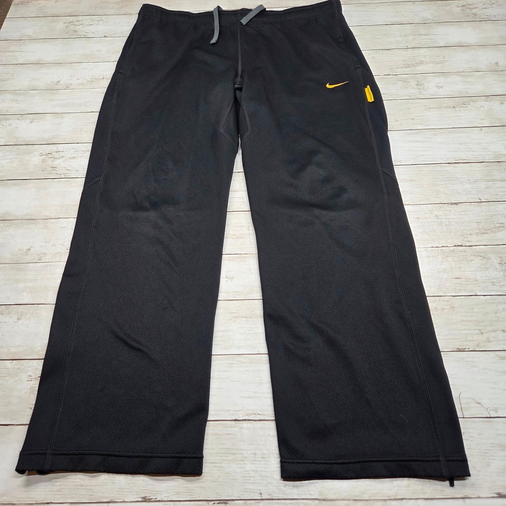 Nike Livestrong Dri-FIT Track Pants Athletic Men XL Black 400225-010 Mesh Zip